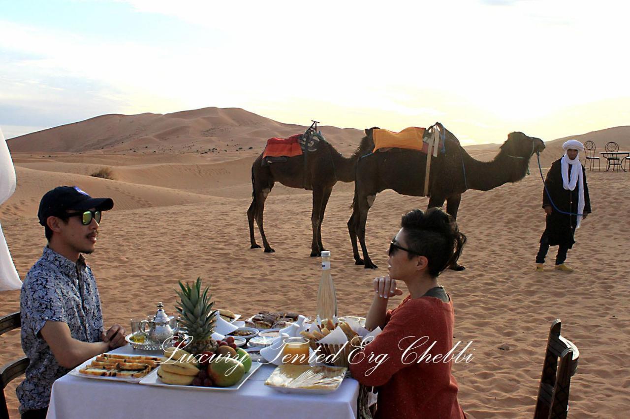 Luxury Tented Erg Chebbi Merzouga Exterior foto