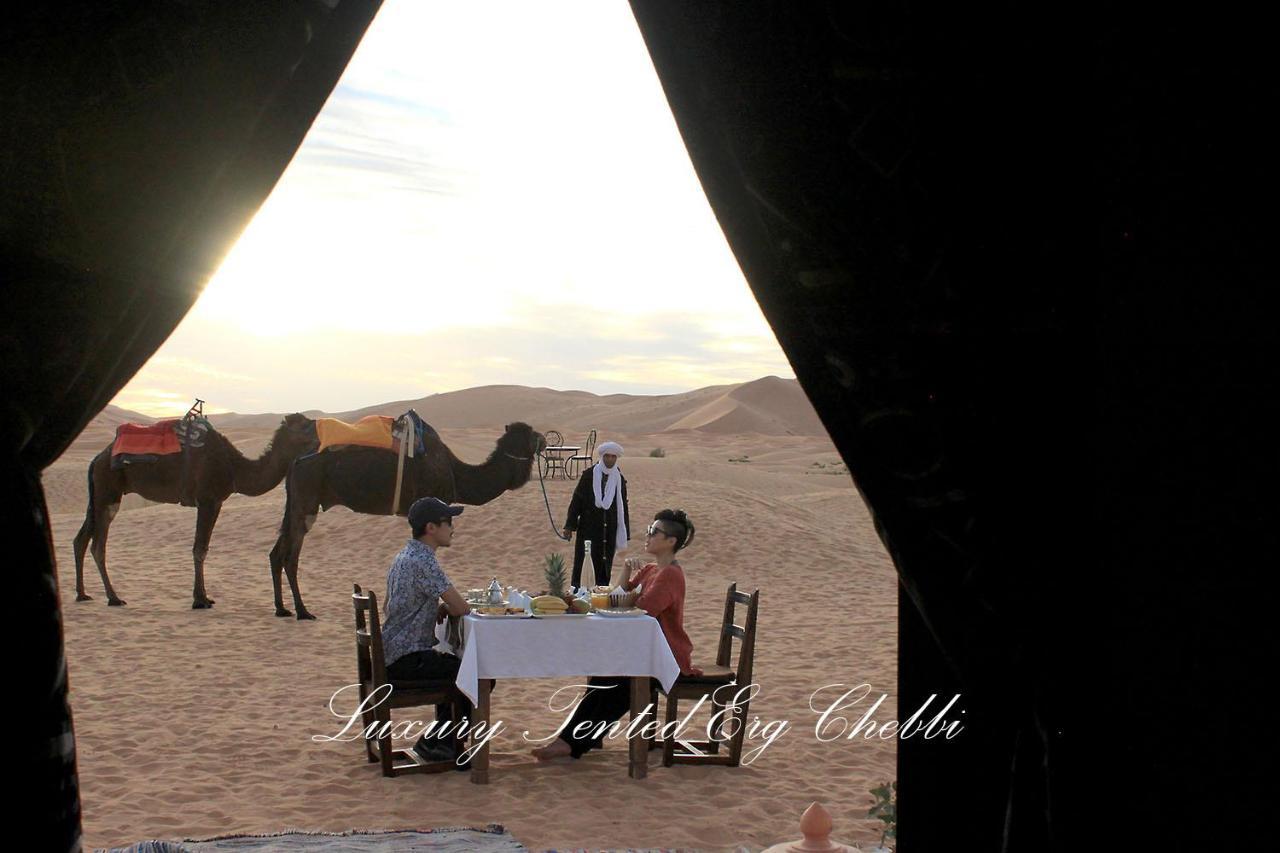 Luxury Tented Erg Chebbi Merzouga Exterior foto