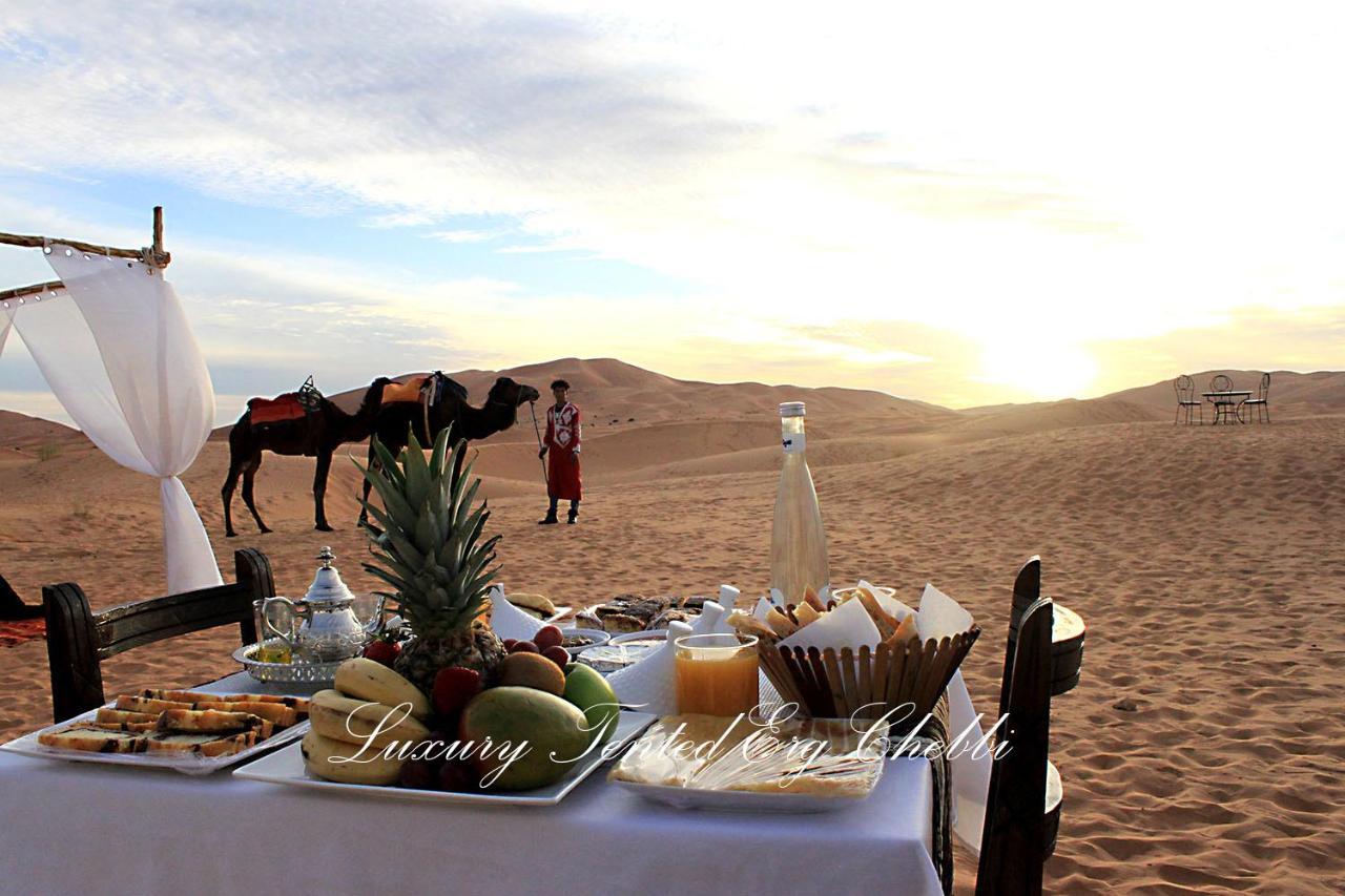 Luxury Tented Erg Chebbi Merzouga Exterior foto
